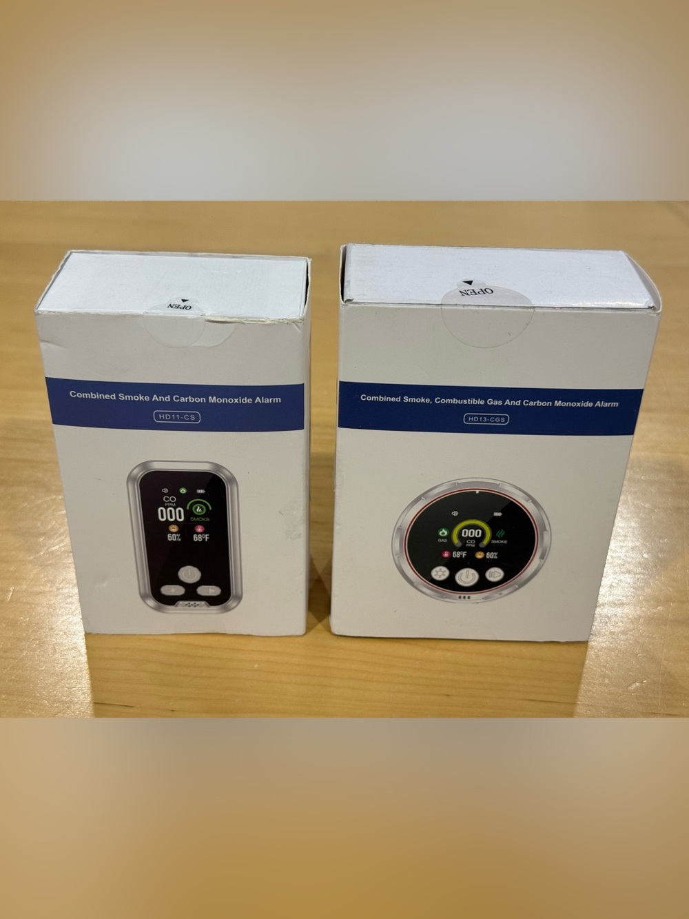 Combined smoke & CM alarm + Smoke, Combustible Gas & Carbon Monoxide Alarm New